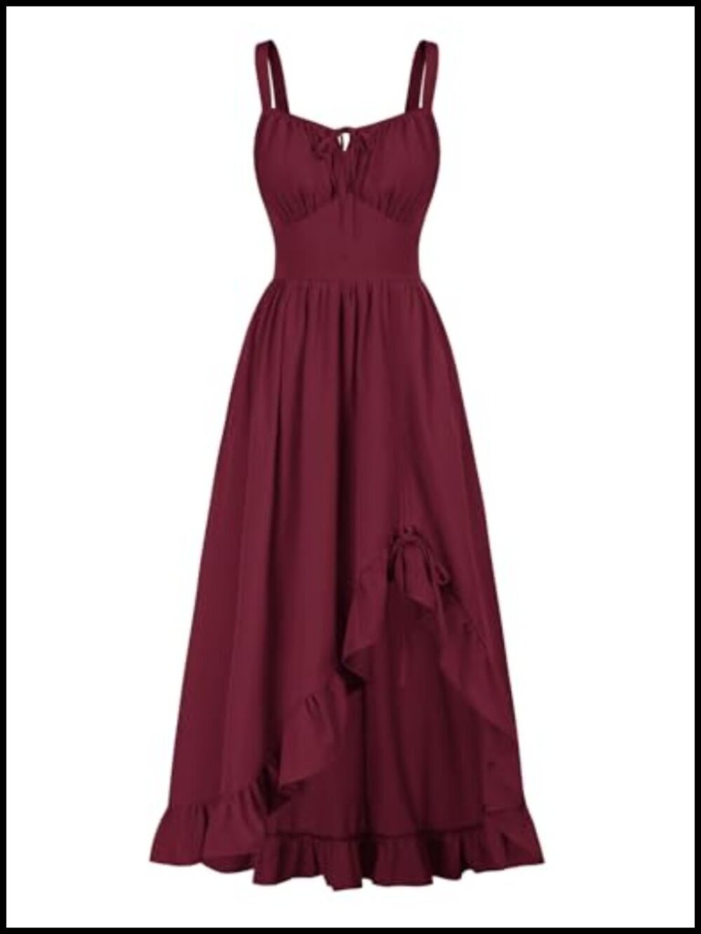 Scarlet Darkness Women Renaissance Corset Dress Flowy Milkmaid Sundress - Picture 1 of 6